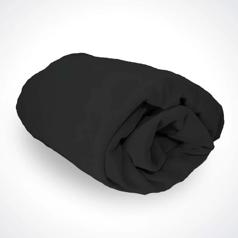 Original Cover in Jet Black: the spare cover on its own, rolled up.