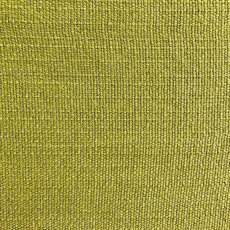 Basics Cover in Kiwi: close-up of the lime-green woven fabric.