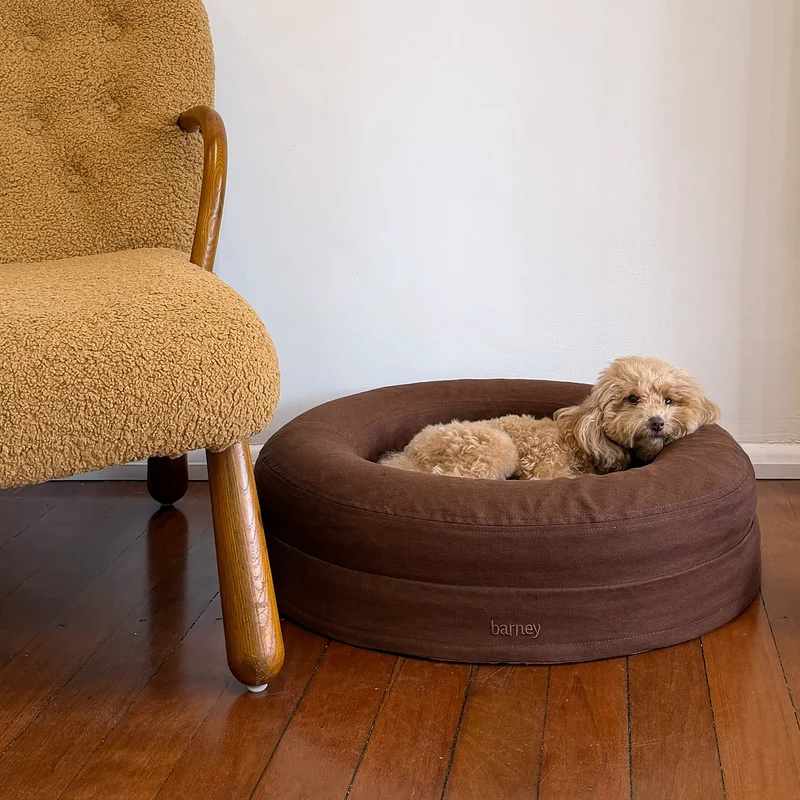 Linen Cover Curl in Moose
